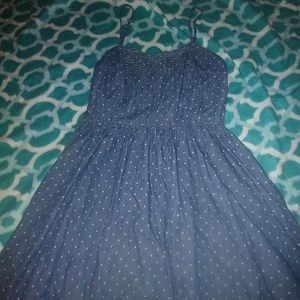 Light Denim Polka Dot Dress